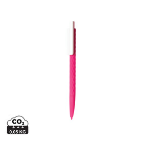 X3-Stift mit Smooth-Touch rosa, weiß bedrucken, Art.-Nr. P610.960 X3-Stift mit Smooth-Touch rosa, weiß bedrucken, Art.-Nr. P610.960