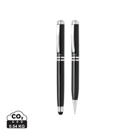 Executive Schreibset schwarz, silber bedrucken, Art.-Nr. P610.430 Executive Schreibset schwarz, silber bedrucken, Art.-Nr. P610.430