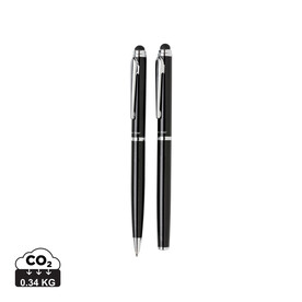 Deluxe Schreibset schwarz bedrucken, Art.-Nr. P610.450 Deluxe Schreibset schwarz bedrucken, Art.-Nr. P610.450