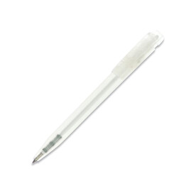 Kugelschreiber Ingeo TM Pen Clear Transparent - Gefrostet Transparent bedrucken, Art.-Nr. LT87543-N5404